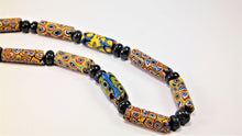 Load image into Gallery viewer, Venetian Millefiori Beads with Sapphire
