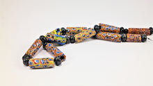 Load image into Gallery viewer, Venetian Millefiori Beads with Sapphire
