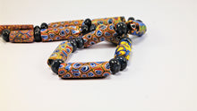 Load image into Gallery viewer, Venetian Millefiori Beads with Sapphire
