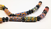 Load image into Gallery viewer, Venetian Millefiori Beads with Sapphire
