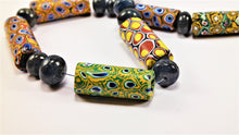 Load image into Gallery viewer, Venetian Millefiori Beads with Sapphire
