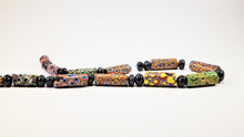 Load image into Gallery viewer, Venetian Millefiori Beads with Sapphire
