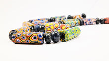 Load image into Gallery viewer, Venetian Millefiori Beads with Sapphire
