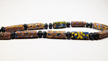 Load image into Gallery viewer, Venetian Millefiori Beads with Sapphire
