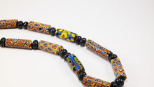 Load image into Gallery viewer, Venetian Millefiori Beads with Sapphire
