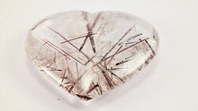 Load image into Gallery viewer, Amazing Rutilated and Tourmalinated Quartz Heart
