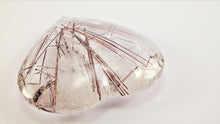 Load image into Gallery viewer, Amazing Rutilated and Tourmalinated Quartz Heart
