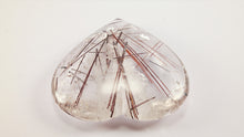 Load image into Gallery viewer, Amazing Rutilated and Tourmalinated Quartz Heart
