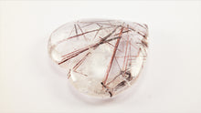 Load image into Gallery viewer, Amazing Rutilated and Tourmalinated Quartz Heart
