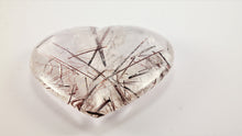 Load image into Gallery viewer, Amazing Rutilated and Tourmalinated Quartz Heart
