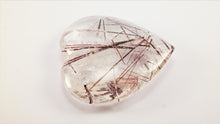 Load image into Gallery viewer, Amazing Rutilated and Tourmalinated Quartz Heart
