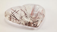 Load image into Gallery viewer, Amazing Rutilated and Tourmalinated Quartz Heart
