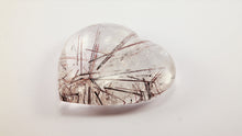 Load image into Gallery viewer, Amazing Rutilated and Tourmalinated Quartz Heart
