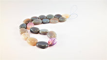 Load image into Gallery viewer, SOLD - Stylish Grey-Blue and Creme Agate Necklace
