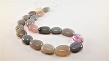 Load image into Gallery viewer, SOLD - Stylish Grey-Blue and Creme Agate Necklace
