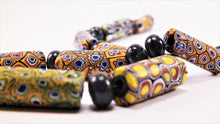 Load image into Gallery viewer, Venetian Antique Millefiori Beads with Sapphire
