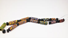 Load image into Gallery viewer, Venetian Antique Millefiori Beads with Sapphire
