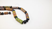 Load image into Gallery viewer, Venetian Antique Millefiori Beads with Sapphire
