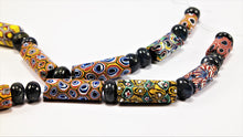 Load image into Gallery viewer, Venetian Antique Millefiori Beads with Sapphire
