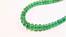 Load image into Gallery viewer, Fine Natural Tsavorite Nacklace of The Finest Quality by stefan bayer lapidaries
